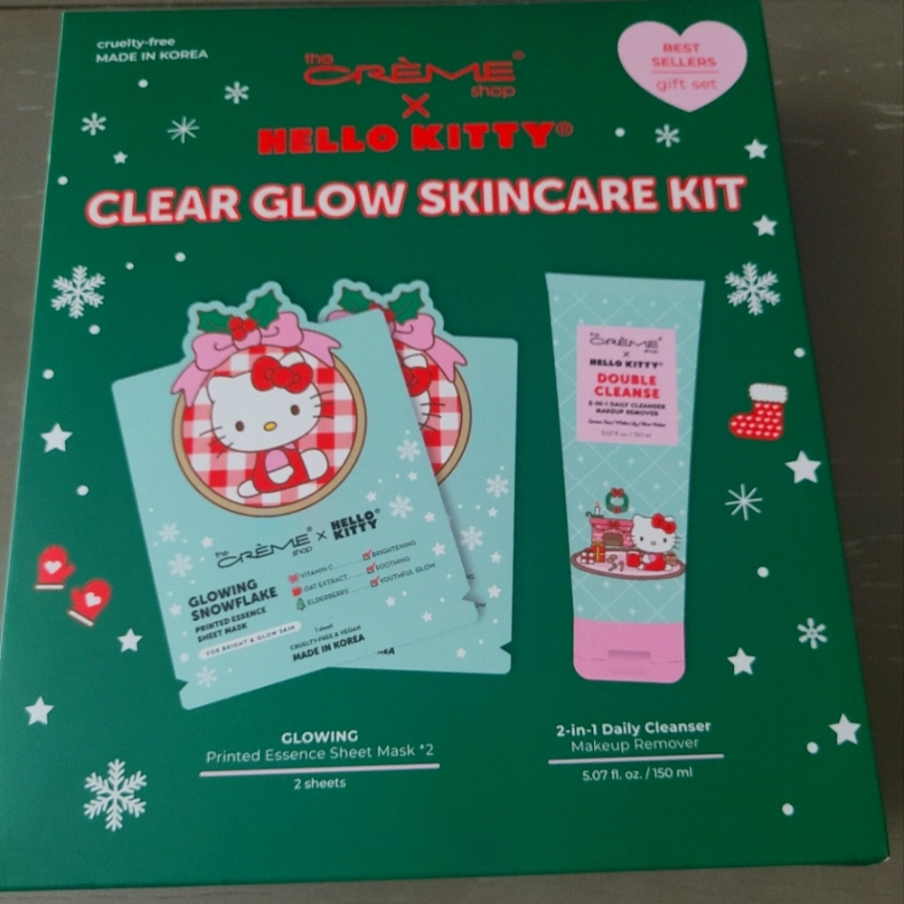 Hello Kitty Clear Glow, Skincare kit Christmas